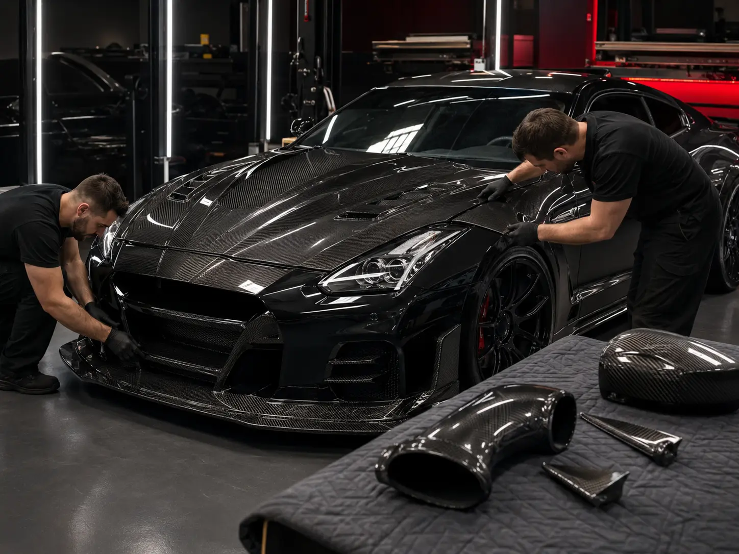 Carbon Fiber & 3D Scan